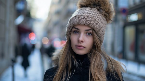 Découvrez le bonnet pompon fourrure femme tendance